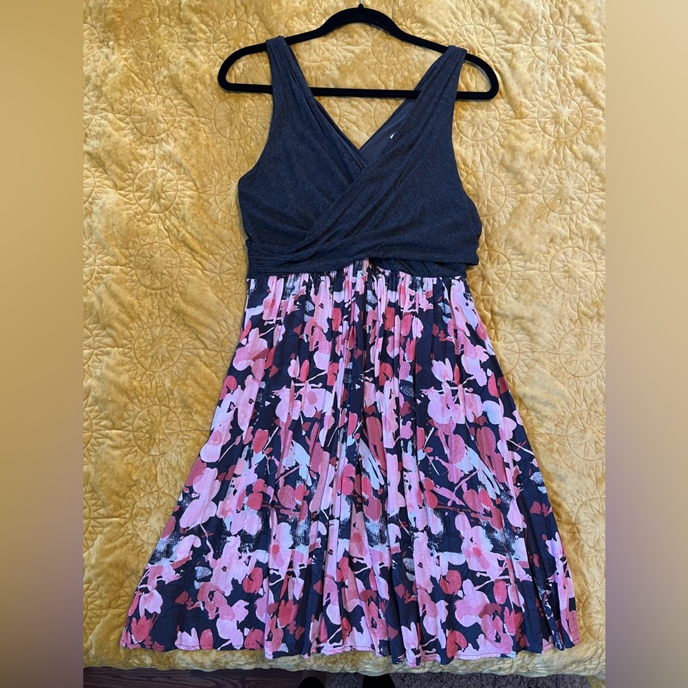 Loft floral dress wrap top